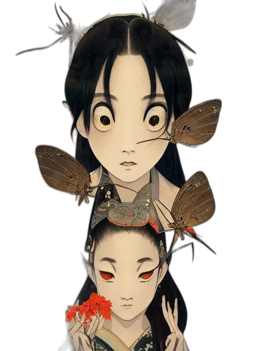 mask, concept art, fantasy art, anime transparent PNG cut-out