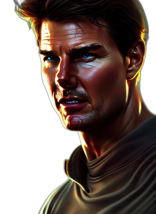 face, photorealistic, comic book art, fantasy art transparent PNG cut-out