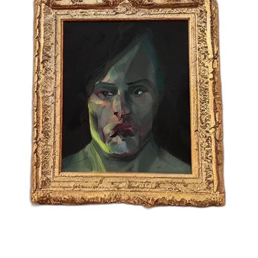 face, mask, oil painting, photorealistic, concept art, watercolor, portrait, character transparent PNG cut-out