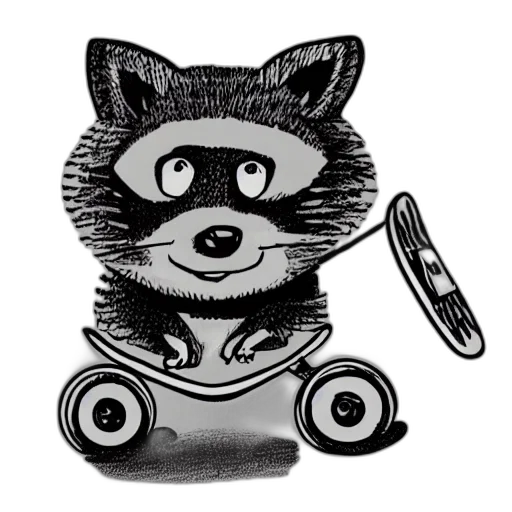 robot, car, staff, animal, cartoon, concept art, pencil sketch, comic book art transparent PNG cut-out
