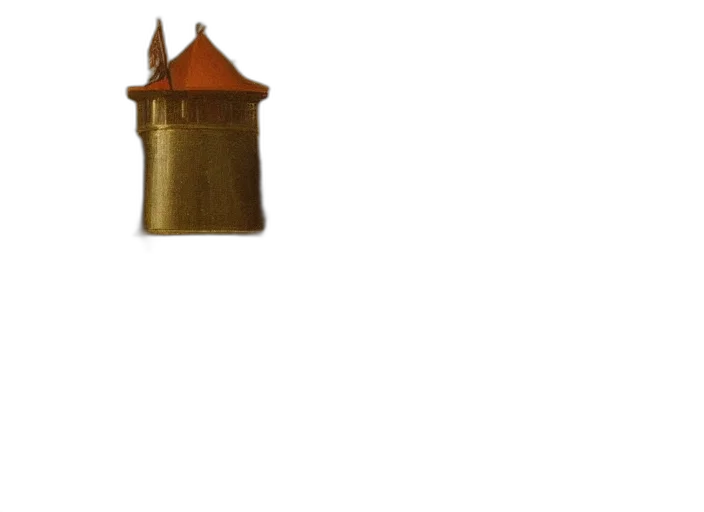 hat, crown, building, bottle, 3d render, concept art, pixel art, photorealistic transparent PNG cut-out