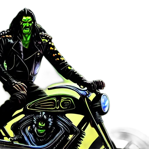 comic book art, concept art, cyberpunk, cartoon transparent PNG cut-out