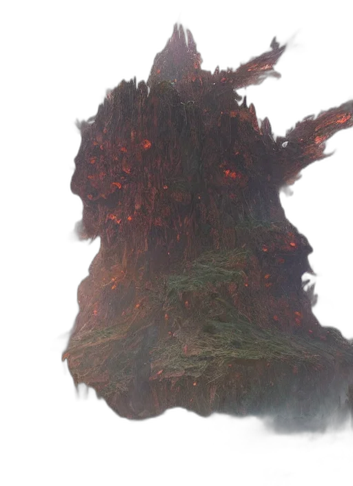 hair, tree, dragon, mask transparent PNG cut-out