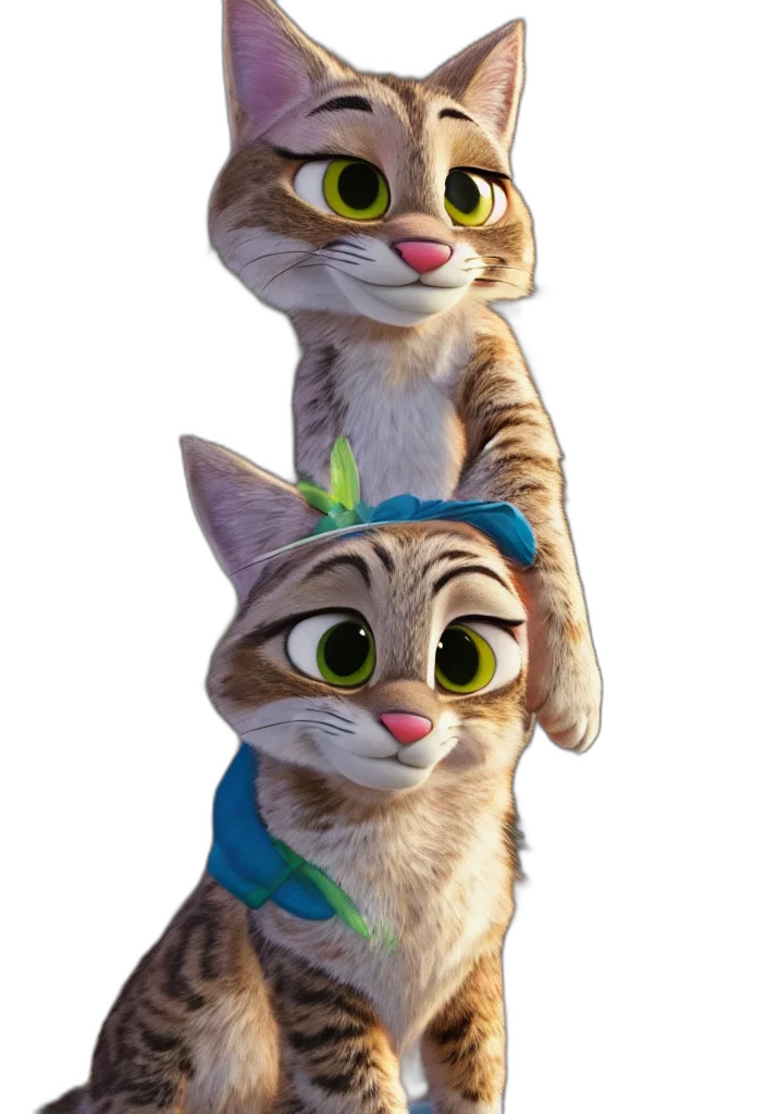 staff, animal, 3d render, concept art transparent PNG cut-out