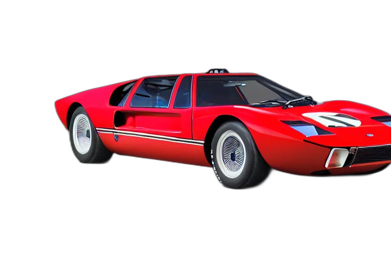 car, 3d render, photorealistic, concept art, designed, giorgetto, giugiaro, stylized transparent PNG cut-out