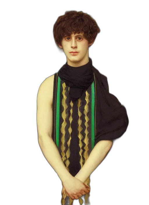 staff, dress, jewelry, hat transparent PNG cut-out