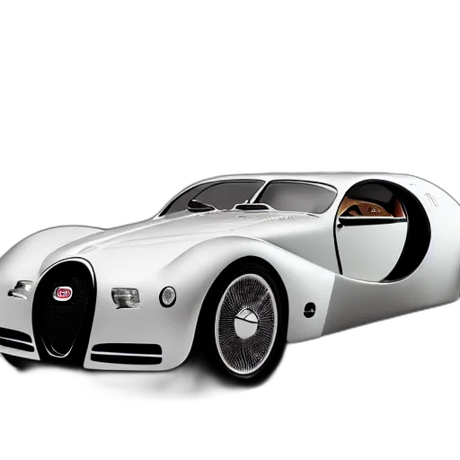 car, 3d render, photorealistic, concept art, cartoon, bugatti, type, atlantic transparent PNG cut-out
