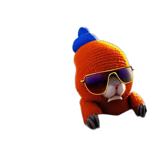hat, animal, creature, jacket transparent PNG cut-out