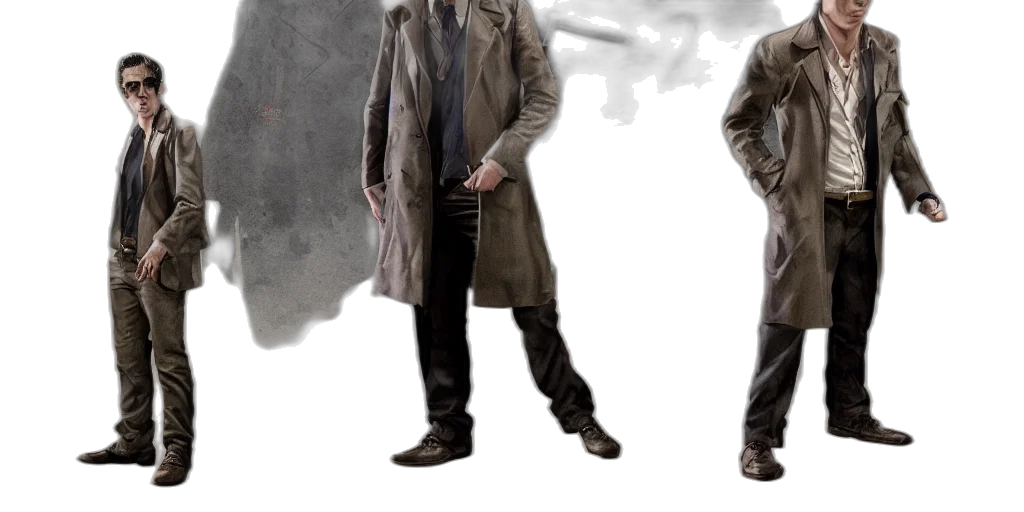 jacket, concept art, photorealistic, comic book art transparent PNG cut-out