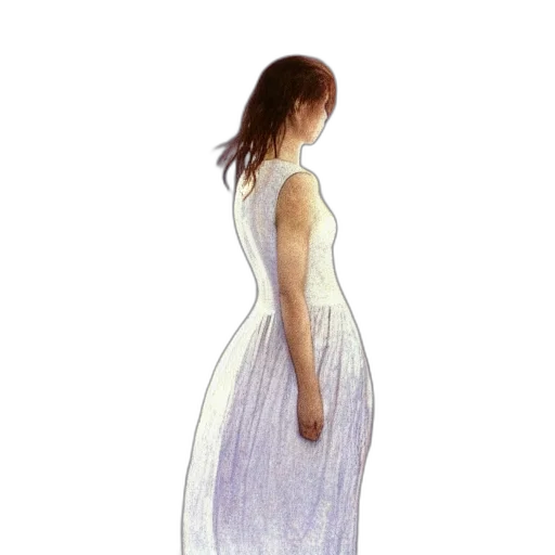 dress, face, staff, watercolor transparent PNG cut-out