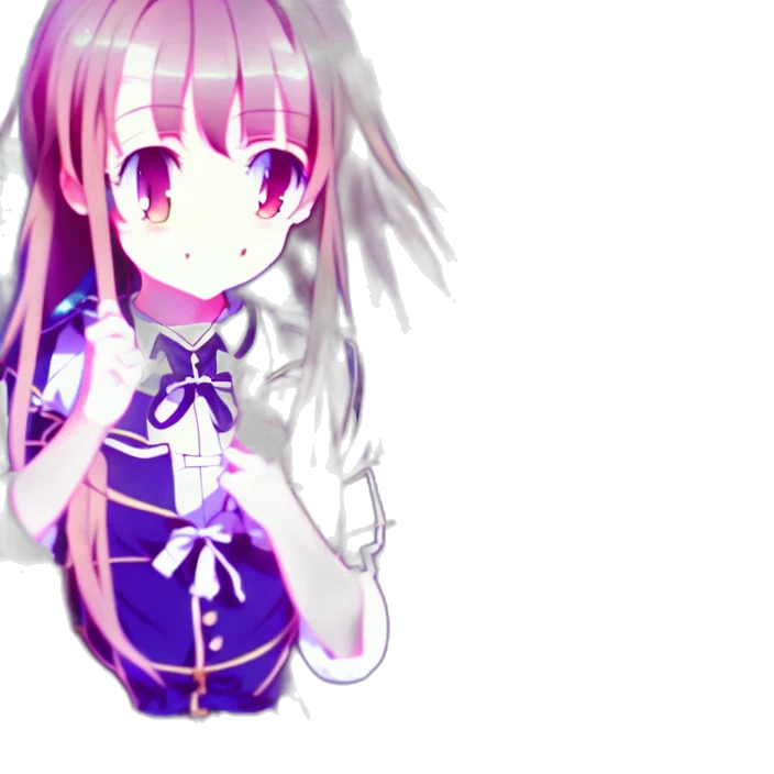 dress, robot, staff, weapon transparent PNG cut-out