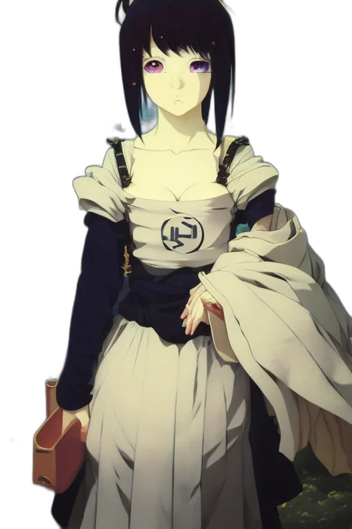 dress, staff, face, mask transparent PNG cut-out