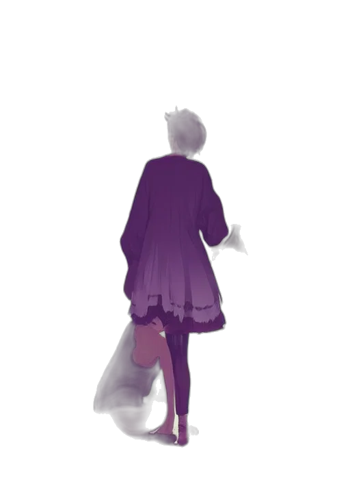 dress, crown, jacket, staff transparent PNG cut-out