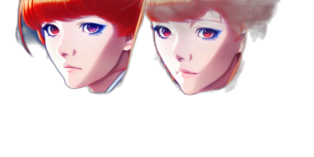 face, mask, anime, concept art transparent PNG cut-out
