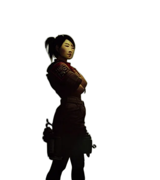 staff, dress, weapon, robot transparent PNG cut-out