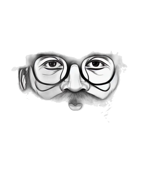 face, mask, staff, animal, cartoon, photorealistic, pencil sketch, comic book art transparent PNG cut-out