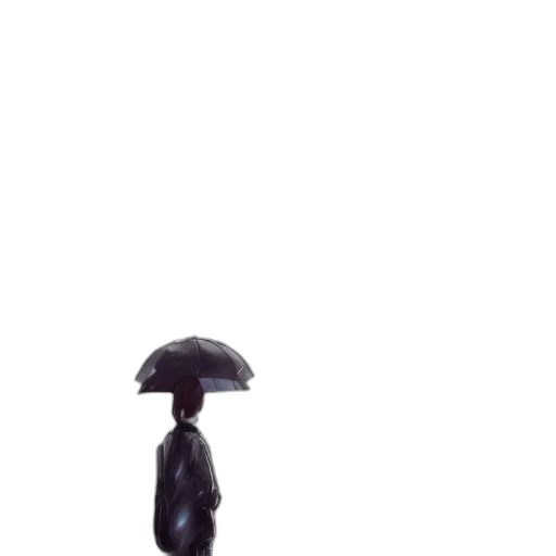 umbrella, dress, jacket, hat, 3d render, concept art, photorealistic, pixel art transparent PNG cut-out
