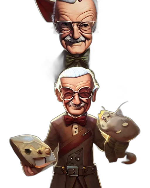 staff, mask, concept art, comic book art, pixel art, fantasy art, cute, little transparent PNG cut-out