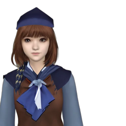 jacket, staff, face, anime transparent PNG cut-out