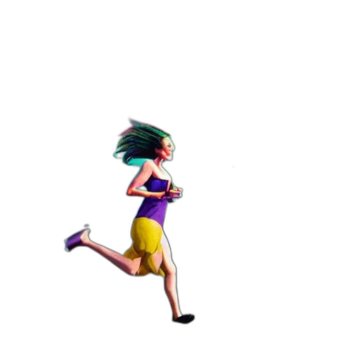 dress, pixel art, 3d render, concept art, cartoon, neon, colorful, portrait transparent PNG cut-out