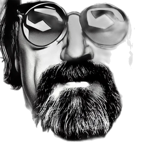 face, mask, photorealistic, cartoon, comic book art, pencil sketch, big, lebowski transparent PNG cut-out
