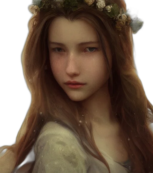 face, crown, jewelry, dress transparent PNG cut-out