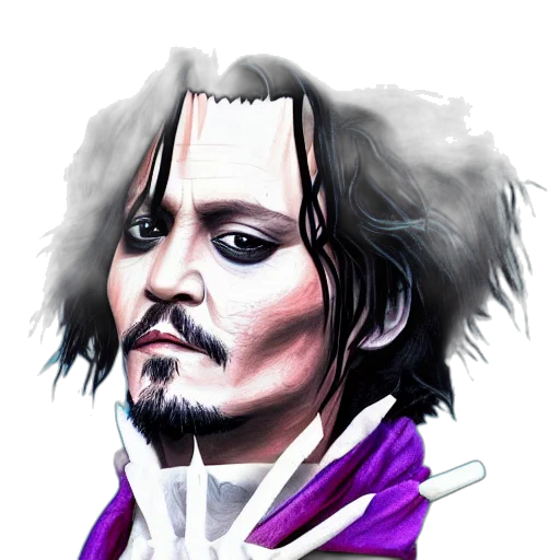 face, staff, jacket, fantasy art, photorealistic, pixel art, concept art, portrait transparent PNG cut-out