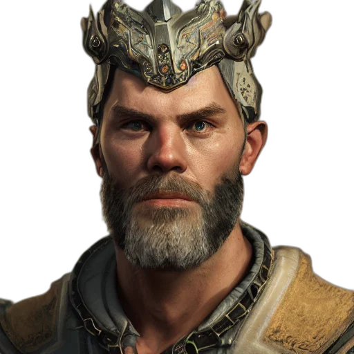 crown, face, staff, dragon transparent PNG cut-out