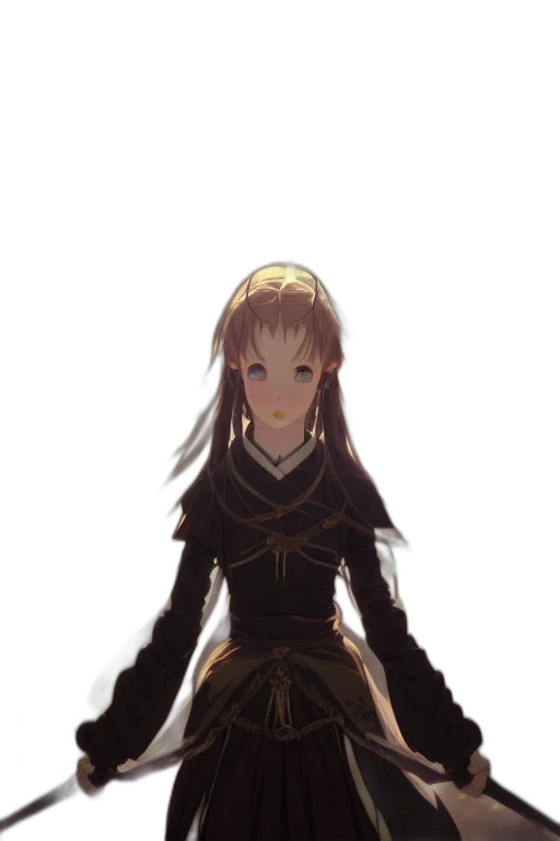 staff, dress, crown, sword transparent PNG cut-out