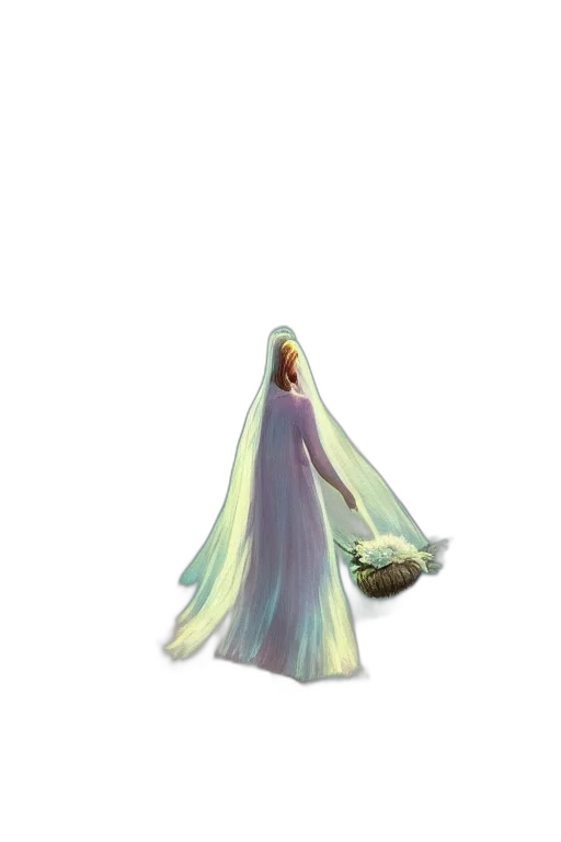 dress, creature, jewelry, crown, concept art, fantasy art, 3d render, pixel art transparent PNG cut-out