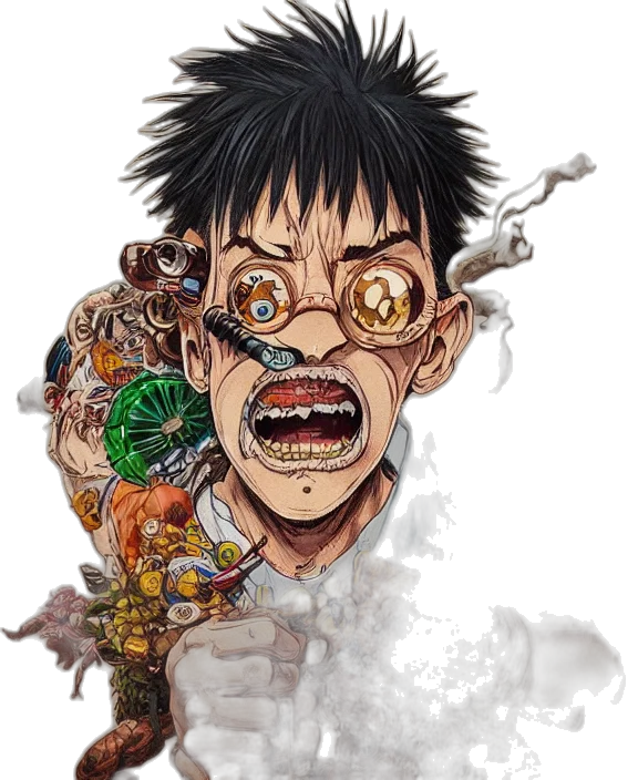 creature, comic book art, concept art, fantasy art transparent PNG cut-out