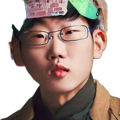 hat, face, mask, staff transparent PNG cut-out