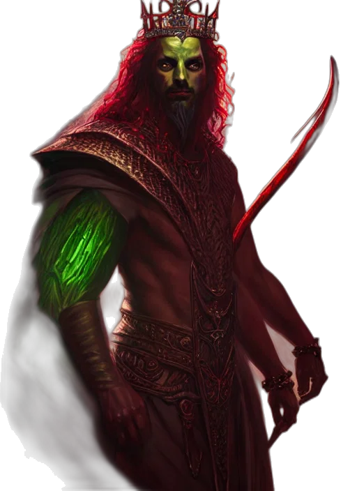 mask, sword, staff, fantasy art, concept art, pixel art, comic book art, red transparent PNG cut-out