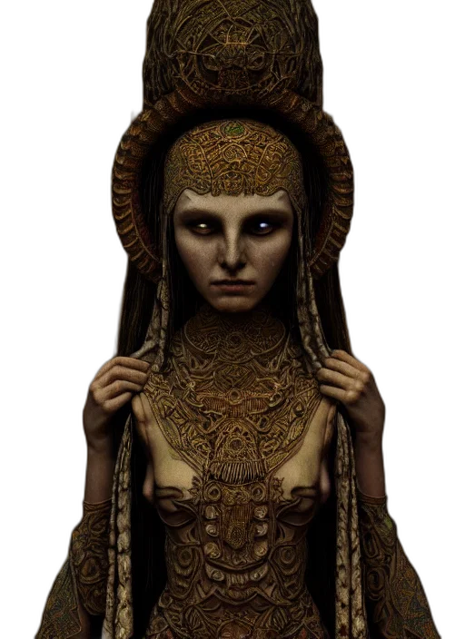 mask, jewelry, dress, crown, fantasy art, concept art, 3d render, pixel art transparent PNG cut-out