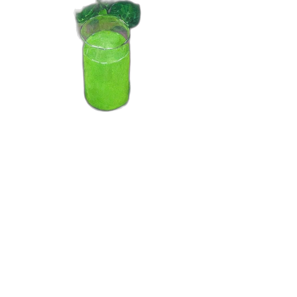 bottle, food, weapon, staff, 3d render, vaporwave, pixel art, photorealistic transparent PNG cut-out