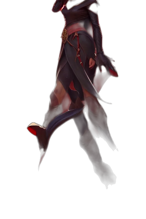staff, jacket, creature, mask, concept art, fantasy art, pixel art, watercolor transparent PNG cut-out