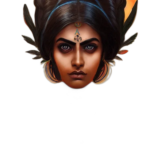 face, crown, mask, jewelry transparent PNG cut-out