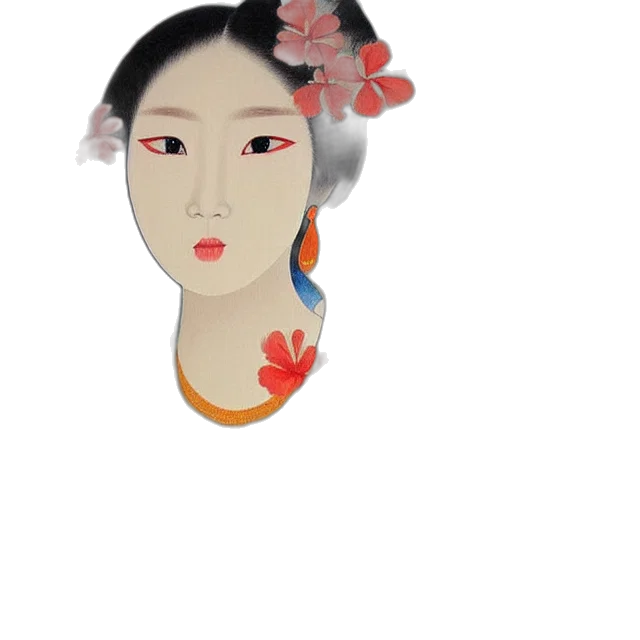 mask, face, jewelry, staff transparent PNG cut-out