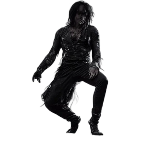 creature, hair, jacket, concept art transparent PNG cut-out