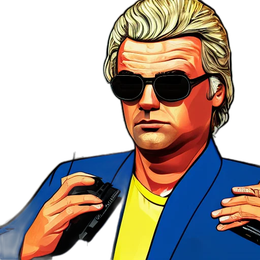 jacket, face, comic book art, cartoon transparent PNG cut-out