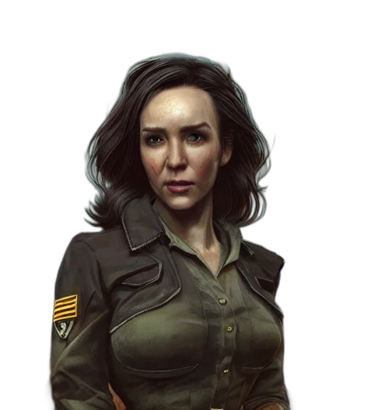 jacket, staff, face, weapon, concept art, comic book art, fantasy art, photorealistic transparent PNG cut-out