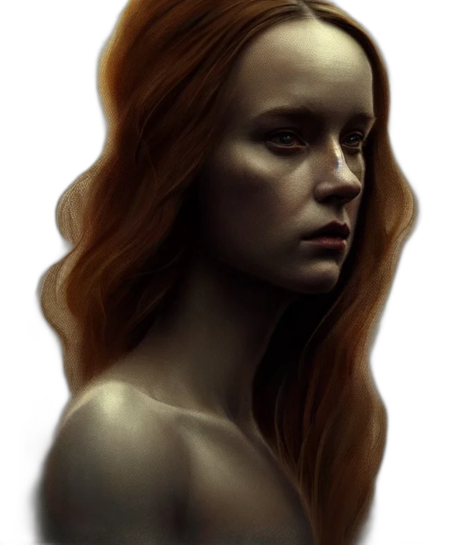 face, crown, hair, jewelry, photorealistic, fantasy art, concept art, oil painting transparent PNG cut-out
