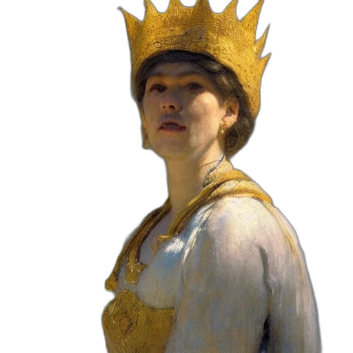 crown, face, staff, jewelry transparent PNG cut-out