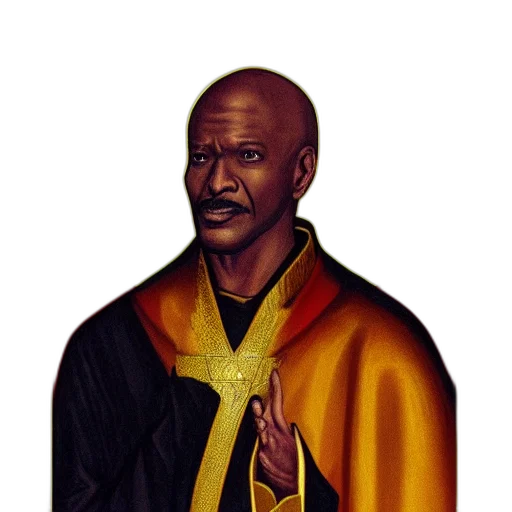 face, staff, jacket, crown, photorealistic, concept art, oil painting, pixel art transparent PNG cut-out
