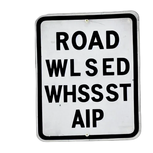 road, sign, warning, kanye, west, ahead transparent PNG cut-out