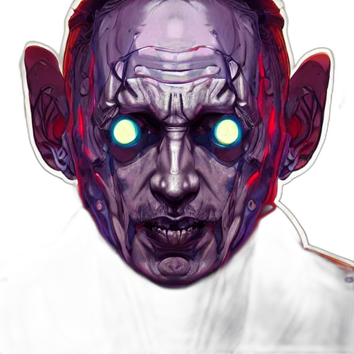 mask, robot, face, creature transparent PNG cut-out