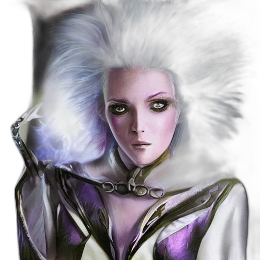 jacket, hair, robot, jewelry transparent PNG cut-out