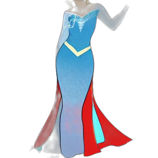 dress, concept art, 3d render, fantasy art transparent PNG cut-out