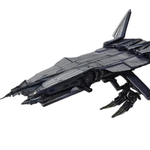 weapon, 3d render, concept art, mechanized transparent PNG cut-out