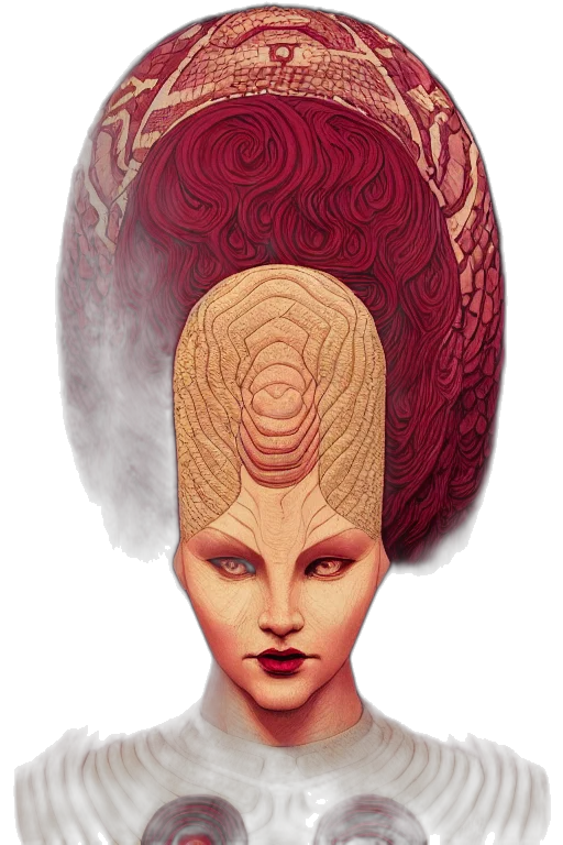 hair, hat, crown, mask transparent PNG cut-out